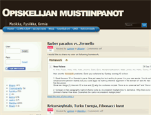 Tablet Screenshot of opiskelu.org